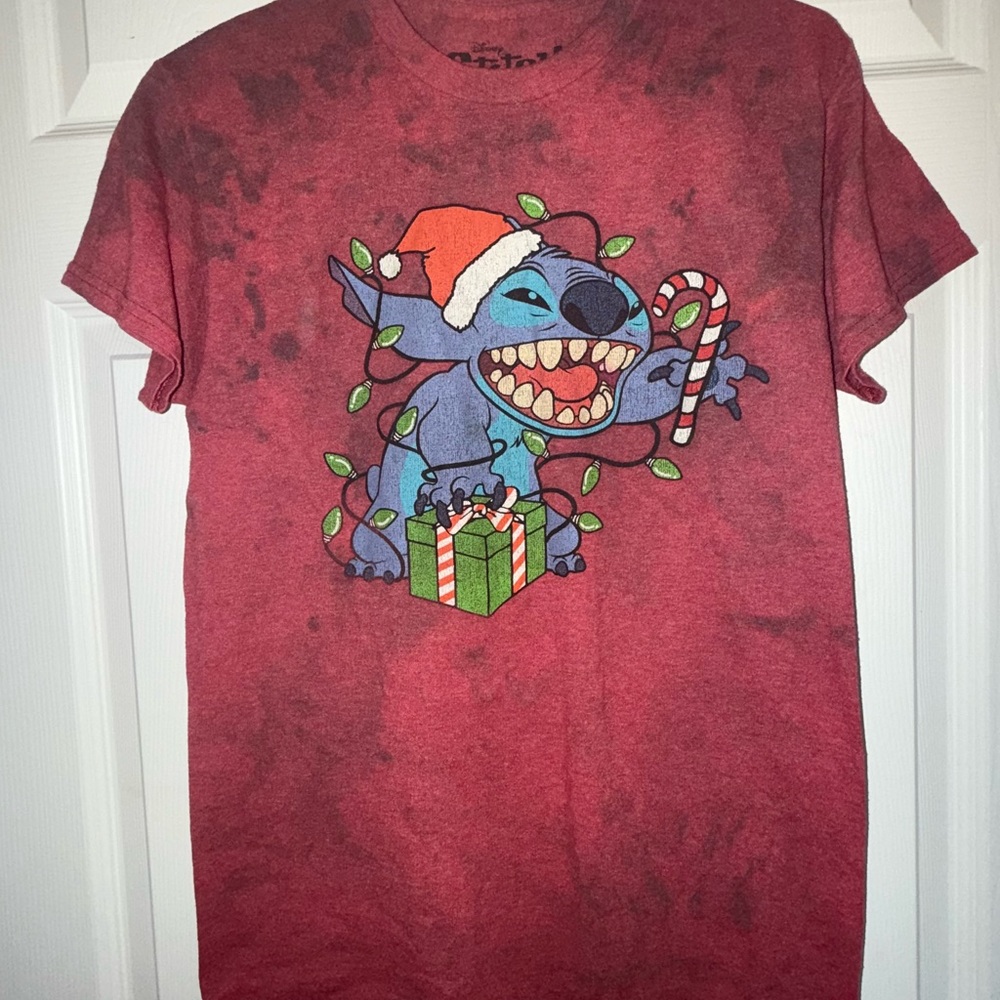 Stitch Christmas Tee Sz S